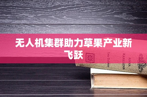 无人机集群助力草果产业新飞跃