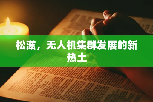 松滋，无人机集群发展的新热土