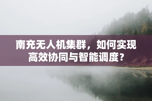 南充无人机集群，如何实现高效协同与智能调度？
