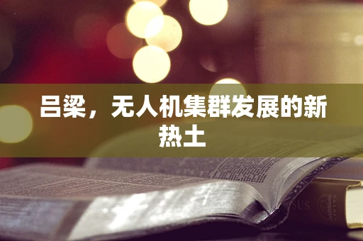 吕梁，无人机集群发展的新热土