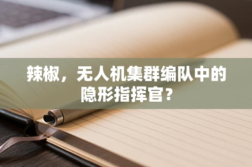 辣椒，无人机集群编队中的隐形指挥官？