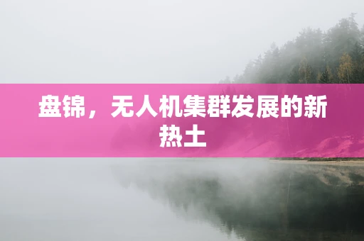 盘锦，无人机集群发展的新热土