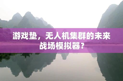 游戏垫，无人机集群的未来战场模拟器？