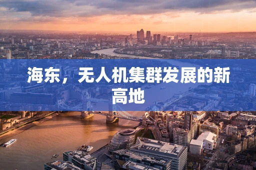 海东，无人机集群发展的新高地