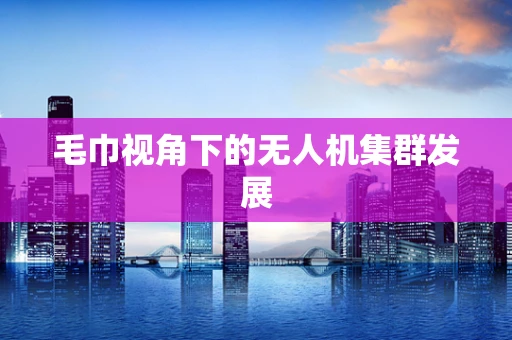 毛巾视角下的无人机集群发展