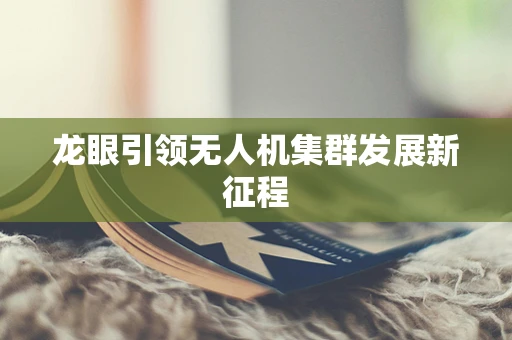 龙眼引领无人机集群发展新征程