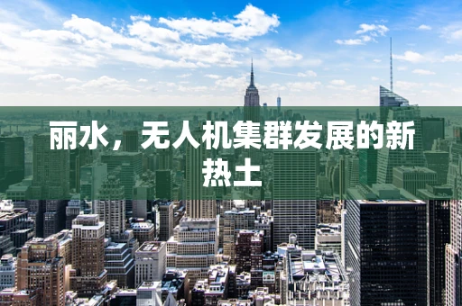 丽水，无人机集群发展的新热土