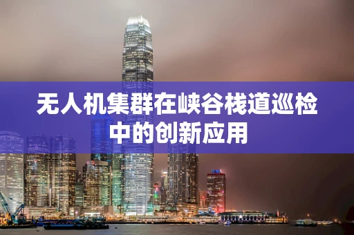 无人机集群在峡谷栈道巡检中的创新应用