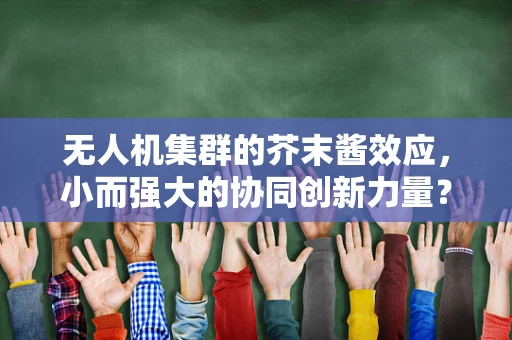 无人机集群的芥末酱效应，小而强大的协同创新力量？