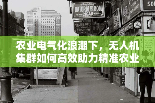 农业电气化浪潮下，无人机集群如何高效助力精准农业？