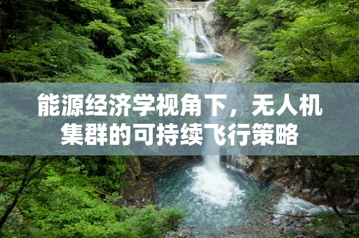 能源经济学视角下，无人机集群的可持续飞行策略