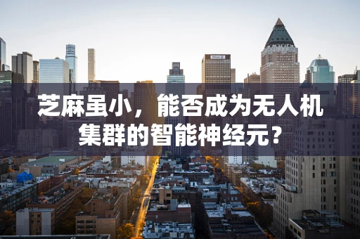 芝麻虽小，能否成为无人机集群的智能神经元？