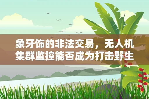 象牙饰的非法交易，无人机集群监控能否成为打击野生动植物犯罪的新利器？