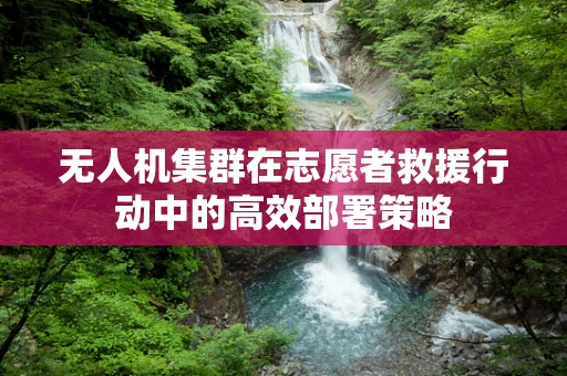 无人机集群在志愿者救援行动中的高效部署策略