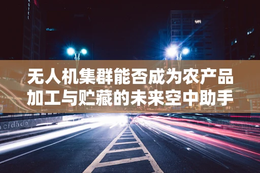 无人机集群能否成为农产品加工与贮藏的未来空中助手？