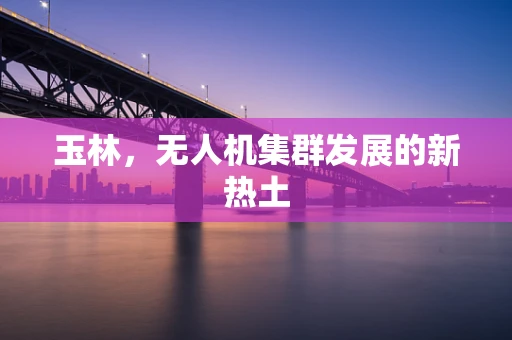 玉林，无人机集群发展的新热土