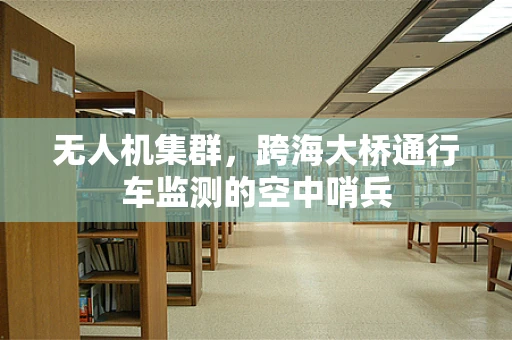 无人机集群，跨海大桥通行车监测的空中哨兵