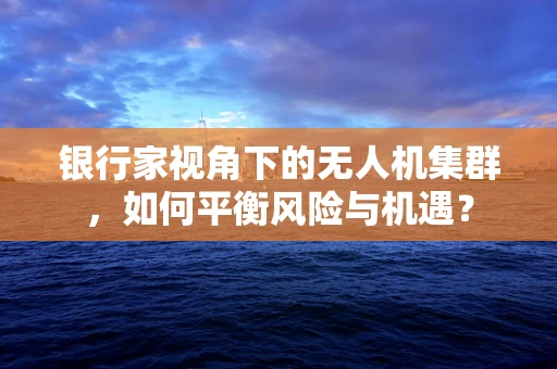 银行家视角下的无人机集群，如何平衡风险与机遇？