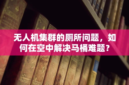 无人机集群的厕所问题，如何在空中解决马桶难题？