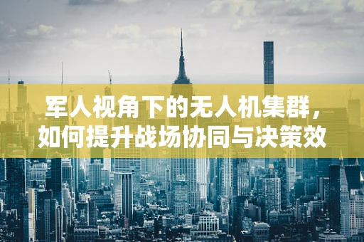 军人视角下的无人机集群，如何提升战场协同与决策效率？