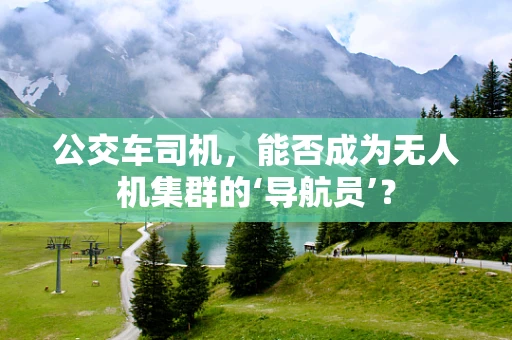 公交车司机，能否成为无人机集群的‘导航员’？