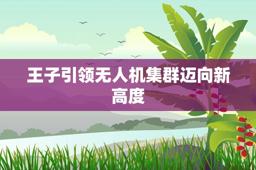 王子引领无人机集群迈向新高度