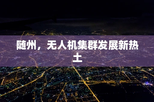 随州，无人机集群发展新热土
