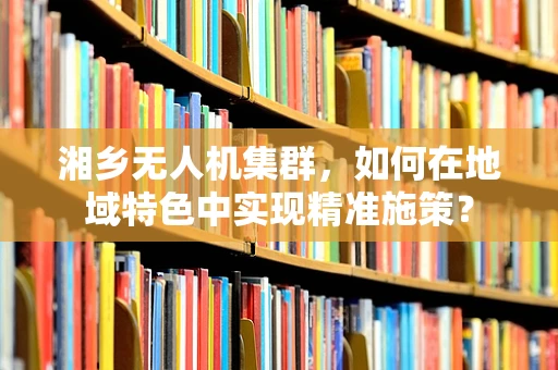 湘乡无人机集群，如何在地域特色中实现精准施策？