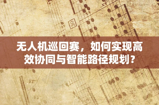 无人机巡回赛，如何实现高效协同与智能路径规划？