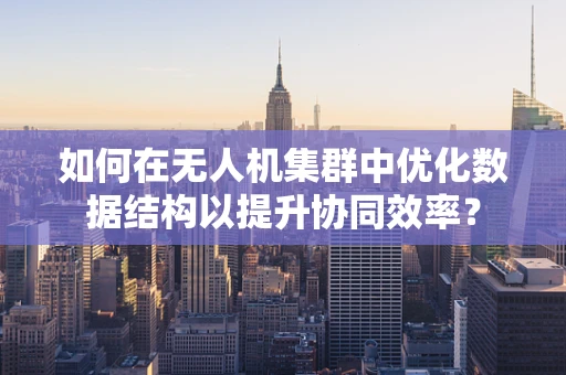 如何在无人机集群中优化数据结构以提升协同效率？