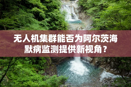 无人机集群能否为阿尔茨海默病监测提供新视角？