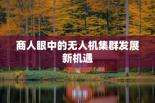 商人眼中的无人机集群发展新机遇