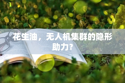 花生油，无人机集群的隐形助力？