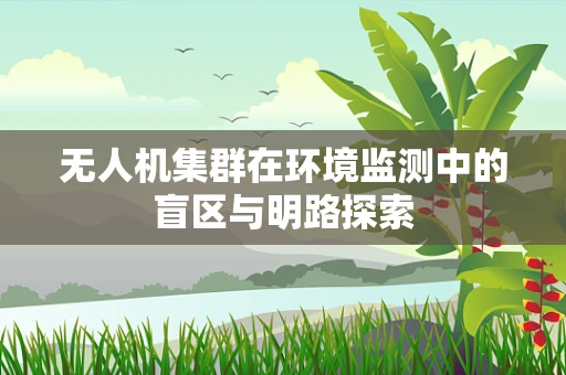 无人机集群在环境监测中的盲区与明路探索