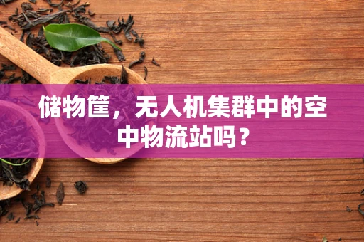 储物筐，无人机集群中的空中物流站吗？