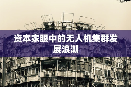 资本家眼中的无人机集群发展浪潮