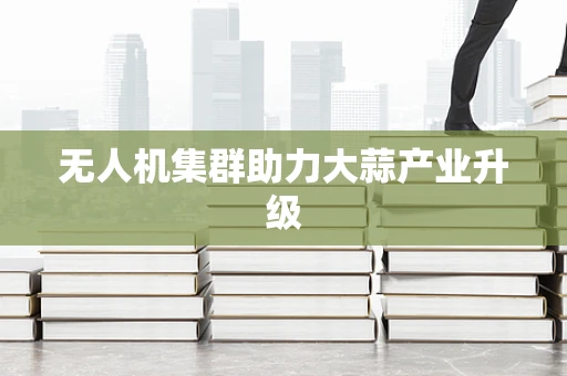 无人机集群助力大蒜产业升级