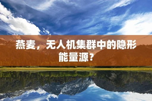 燕麦，无人机集群中的隐形能量源？