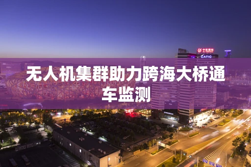 无人机集群助力跨海大桥通车监测