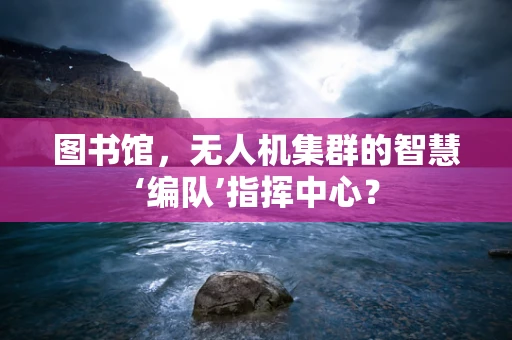 图书馆，无人机集群的智慧‘编队’指挥中心？