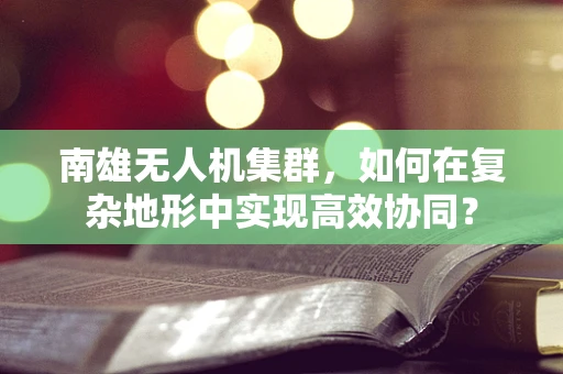 南雄无人机集群，如何在复杂地形中实现高效协同？
