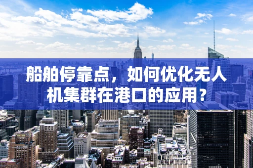 船舶停靠点，如何优化无人机集群在港口的应用？