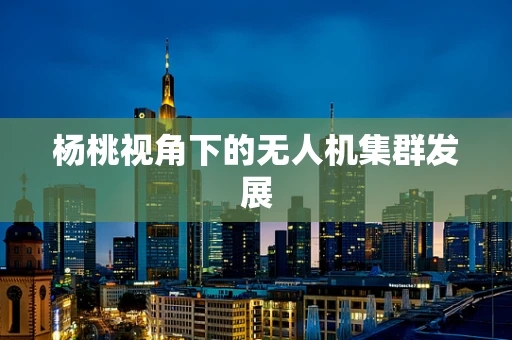杨桃视角下的无人机集群发展