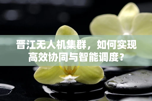 晋江无人机集群，如何实现高效协同与智能调度？