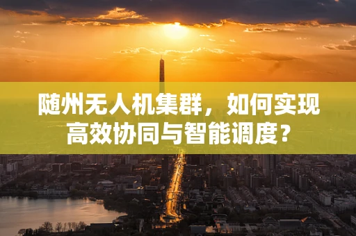 随州无人机集群，如何实现高效协同与智能调度？