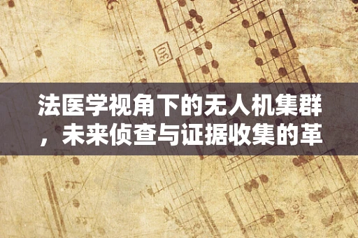 法医学视角下的无人机集群，未来侦查与证据收集的革新之路？