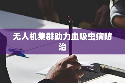 无人机集群助力血吸虫病防治