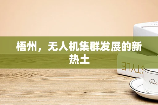 梧州，无人机集群发展的新热土