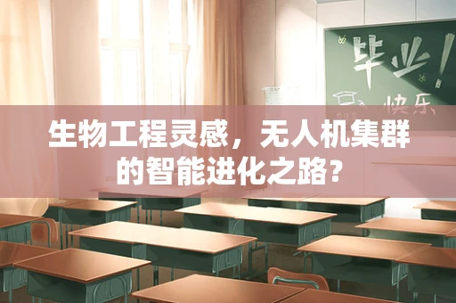 生物工程灵感，无人机集群的智能进化之路？
