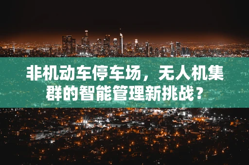 非机动车停车场，无人机集群的智能管理新挑战？
